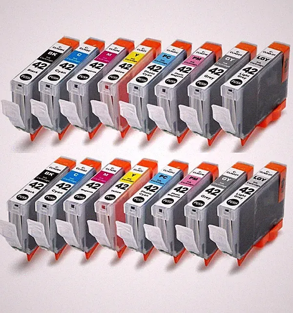16PK Premium Ink Cartridges for Canon CLI-42 Pixma Pro-100 Pro 100 Printer 2SETS