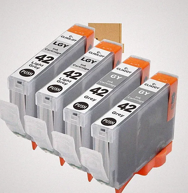 4 Pack compatible Ink Cartridges for Canon Cli-42 Inkjet PIXMA PRO-100 (2G,2LG)