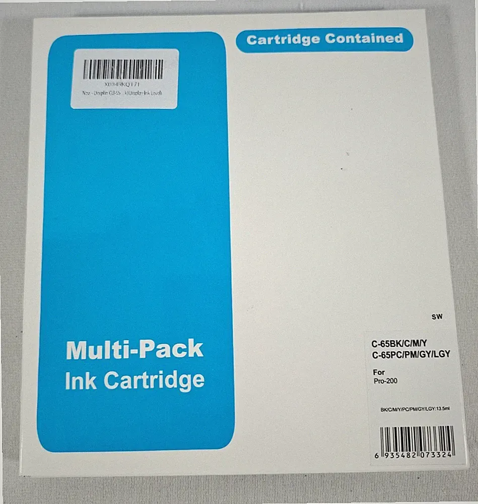 8x Ink Cartridges Black Cyan Magenta Yellow for Canon PIXMA PRO-200 200S Printer