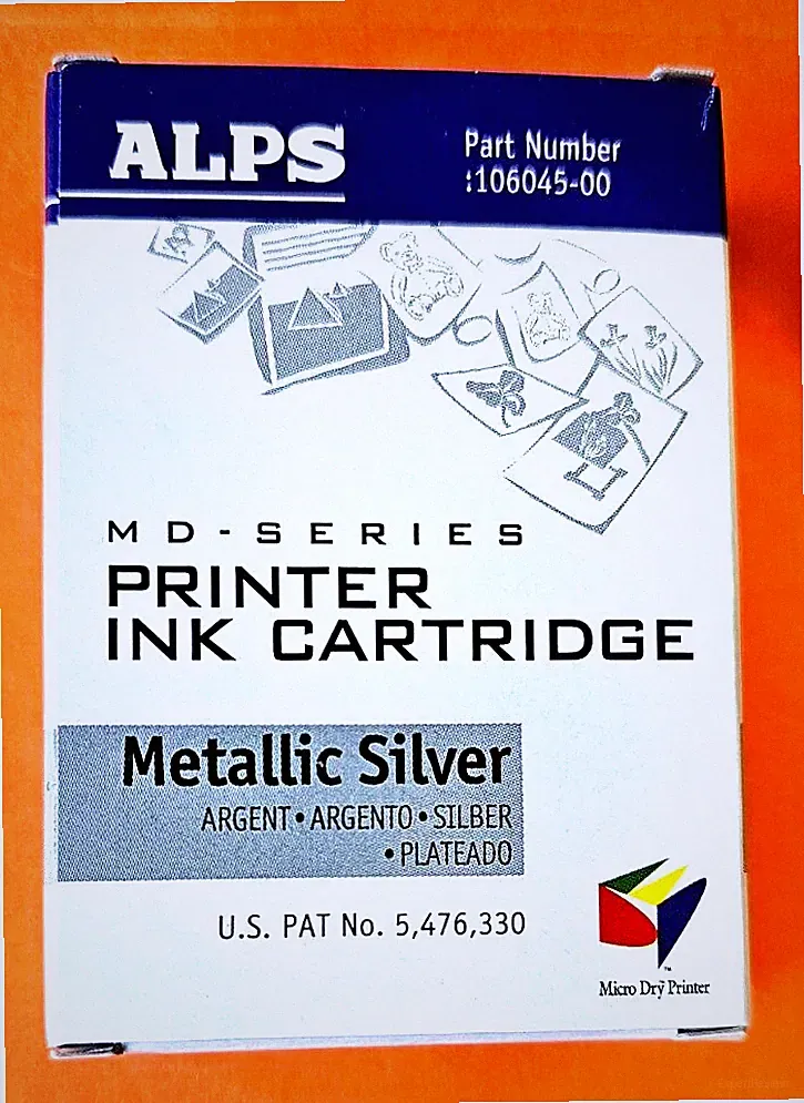 ALPS METALLIC SILVER INK #106045 OEM - NIB