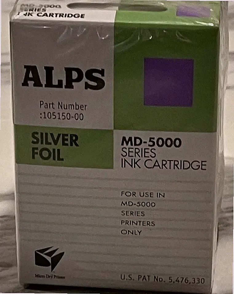 🔥BRAND NEW ALPS Silver Foil PRINTER INK CARTRIDGE MD SERIES