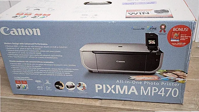 Canon Pixma MP470 All-In-One Inkjet Printer NEW Print Scan Copy