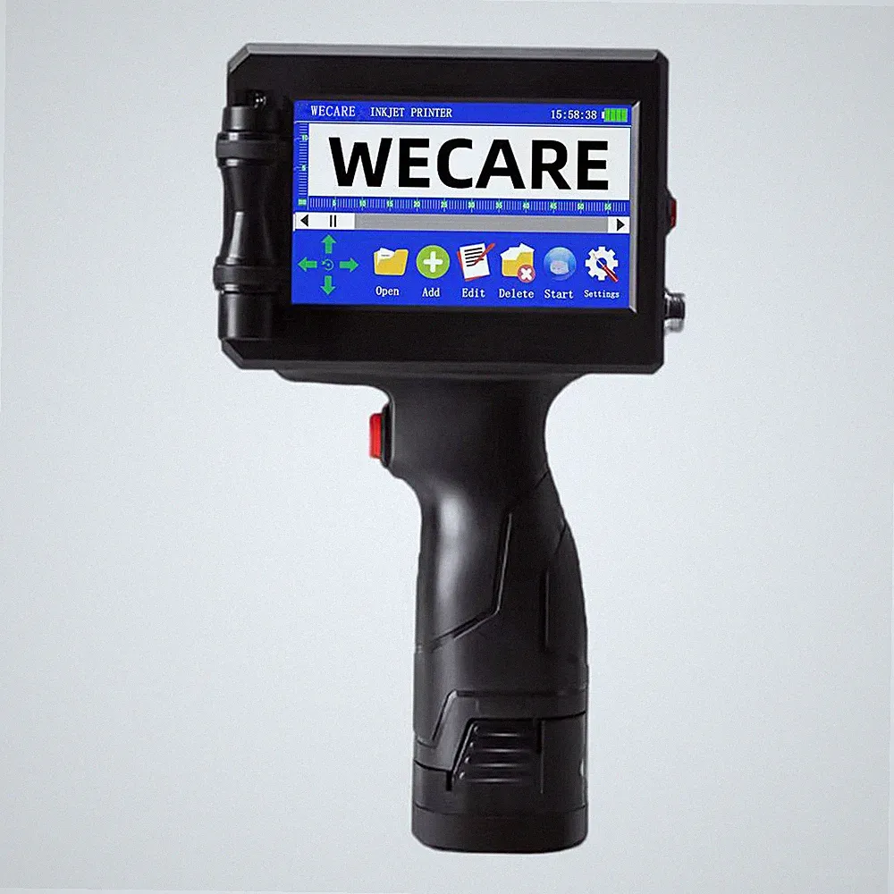 Handheld Inkjet Printer Date Barcode Printing bundle with Quick-Drying Inkjet
