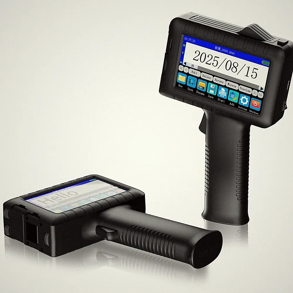 Office DIY Dedicated Handheld Inkjet Printer with 4.3-inch Full-Color Touch capa